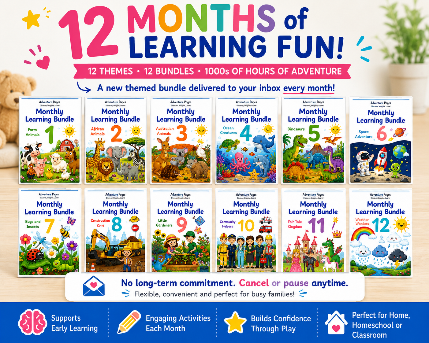 Monthly Learning Bundle - Flexible Subscription