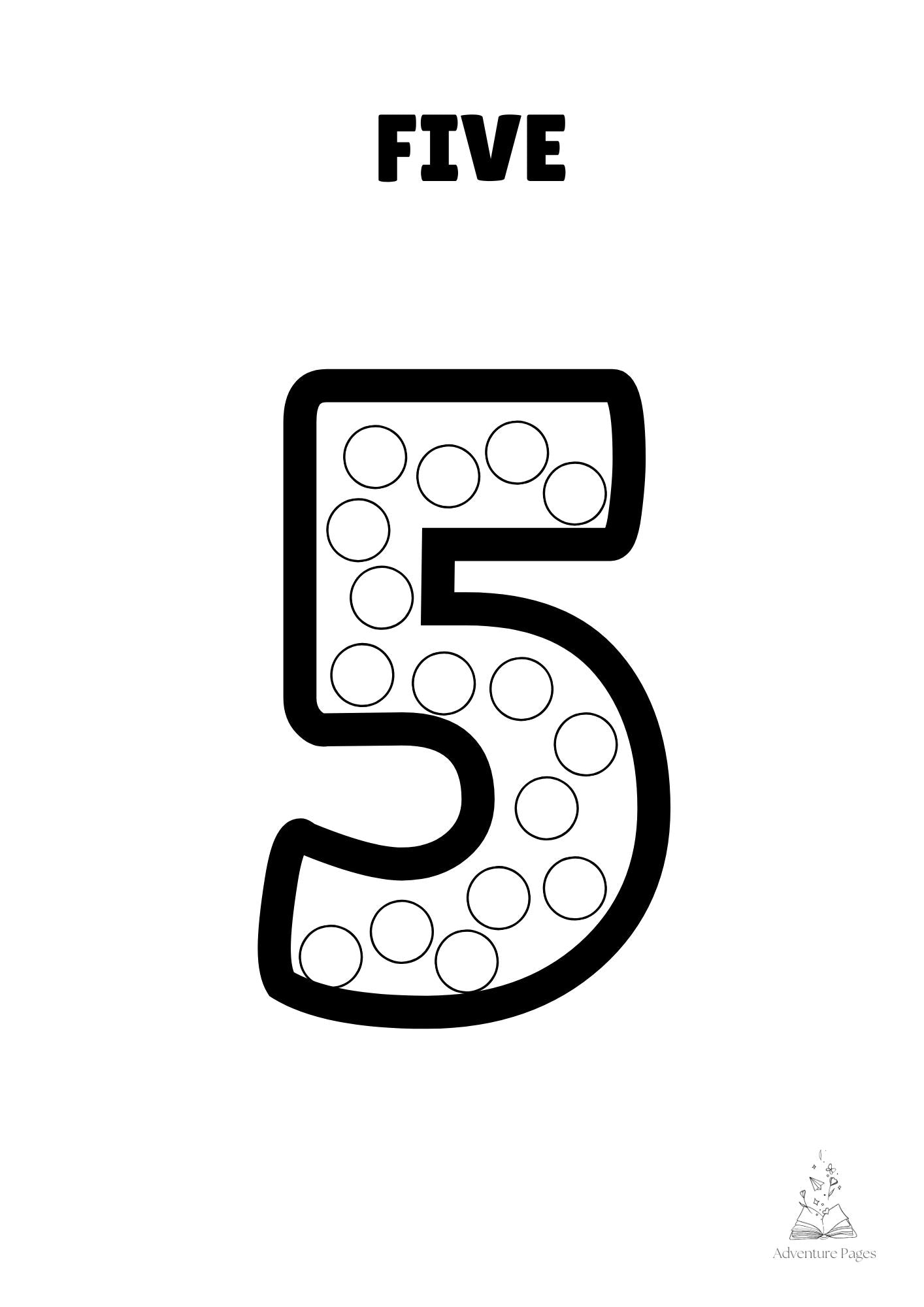 Dot Marker - Numbers