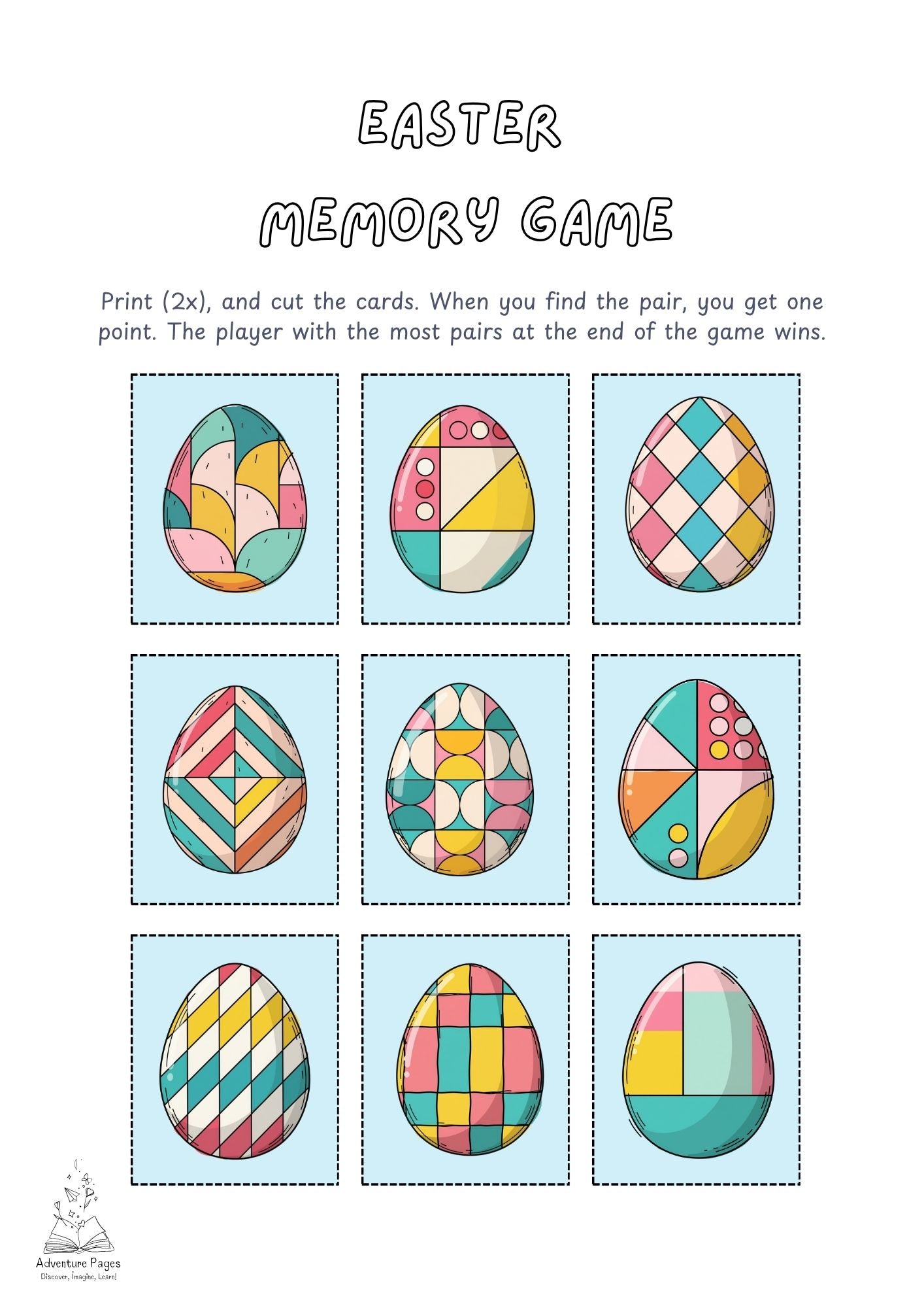 FREE Easter Activity Pack For Kids