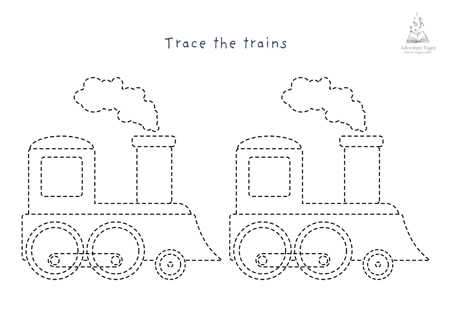 Road Trip Activity Pages