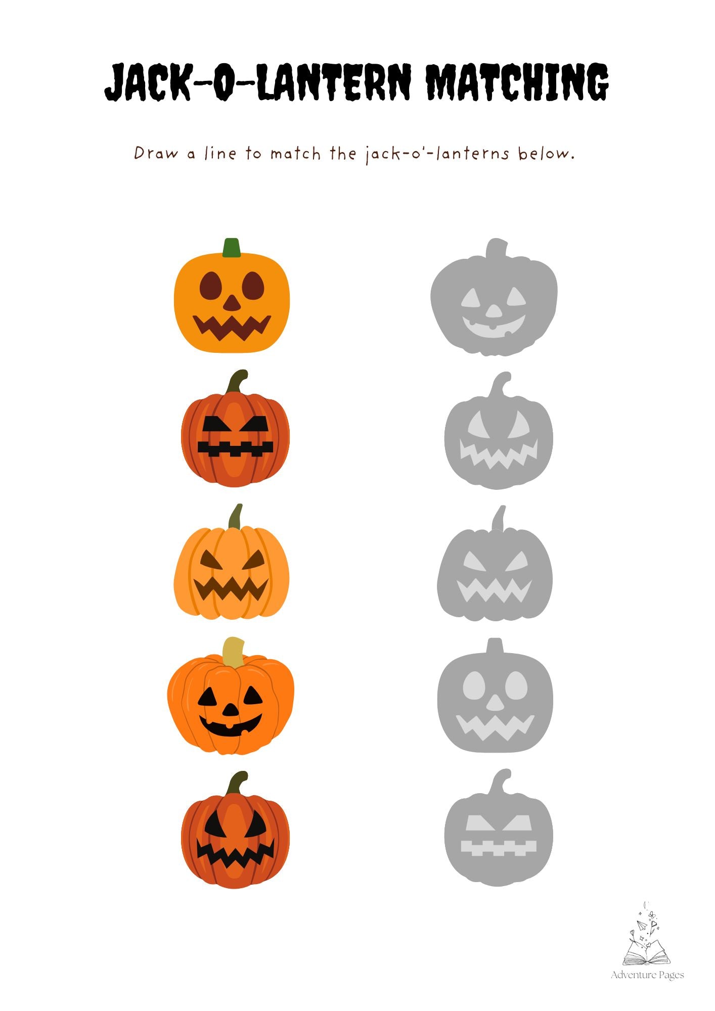 Halloween Activity Pages