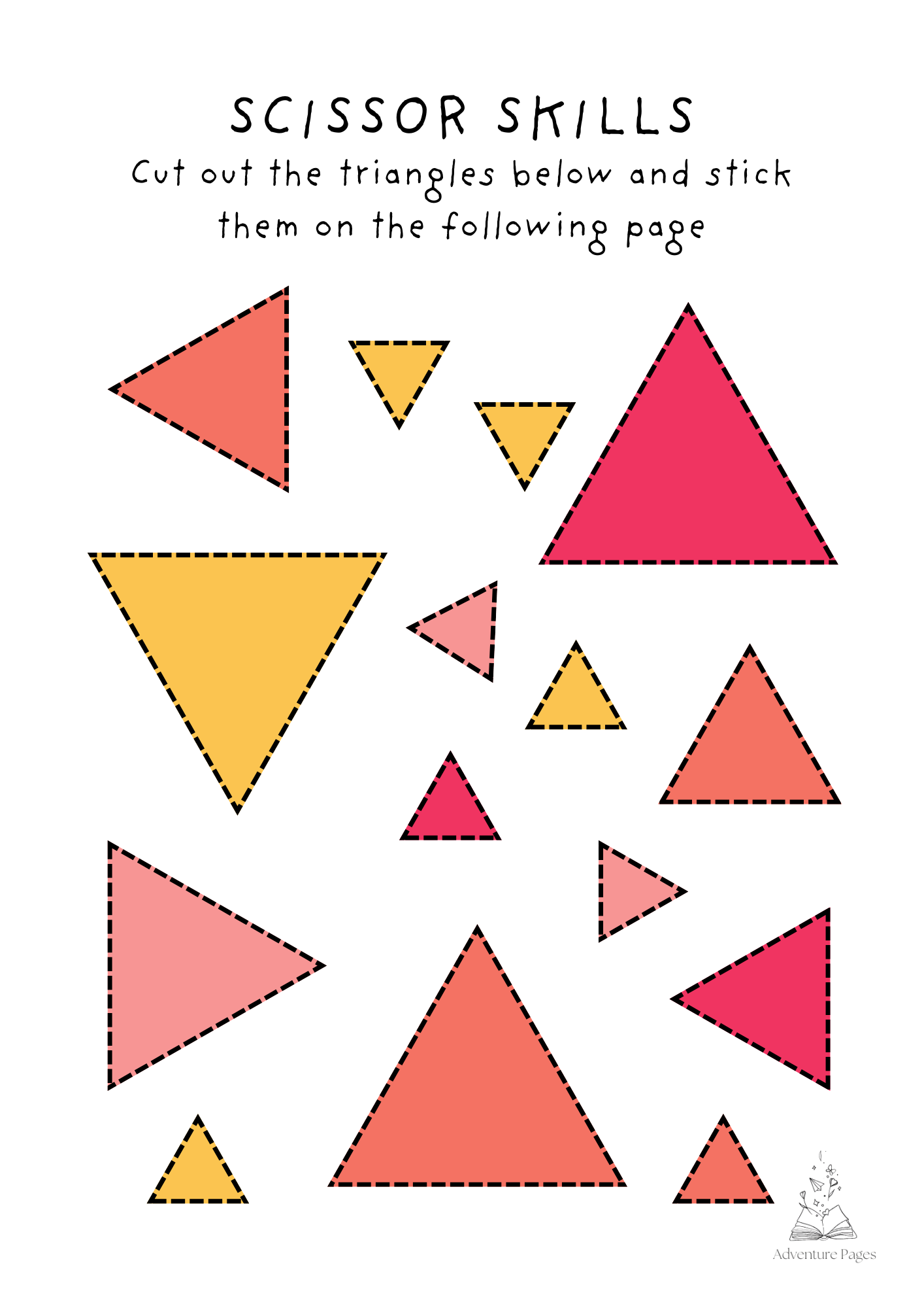 Scissor Skills - Shapes