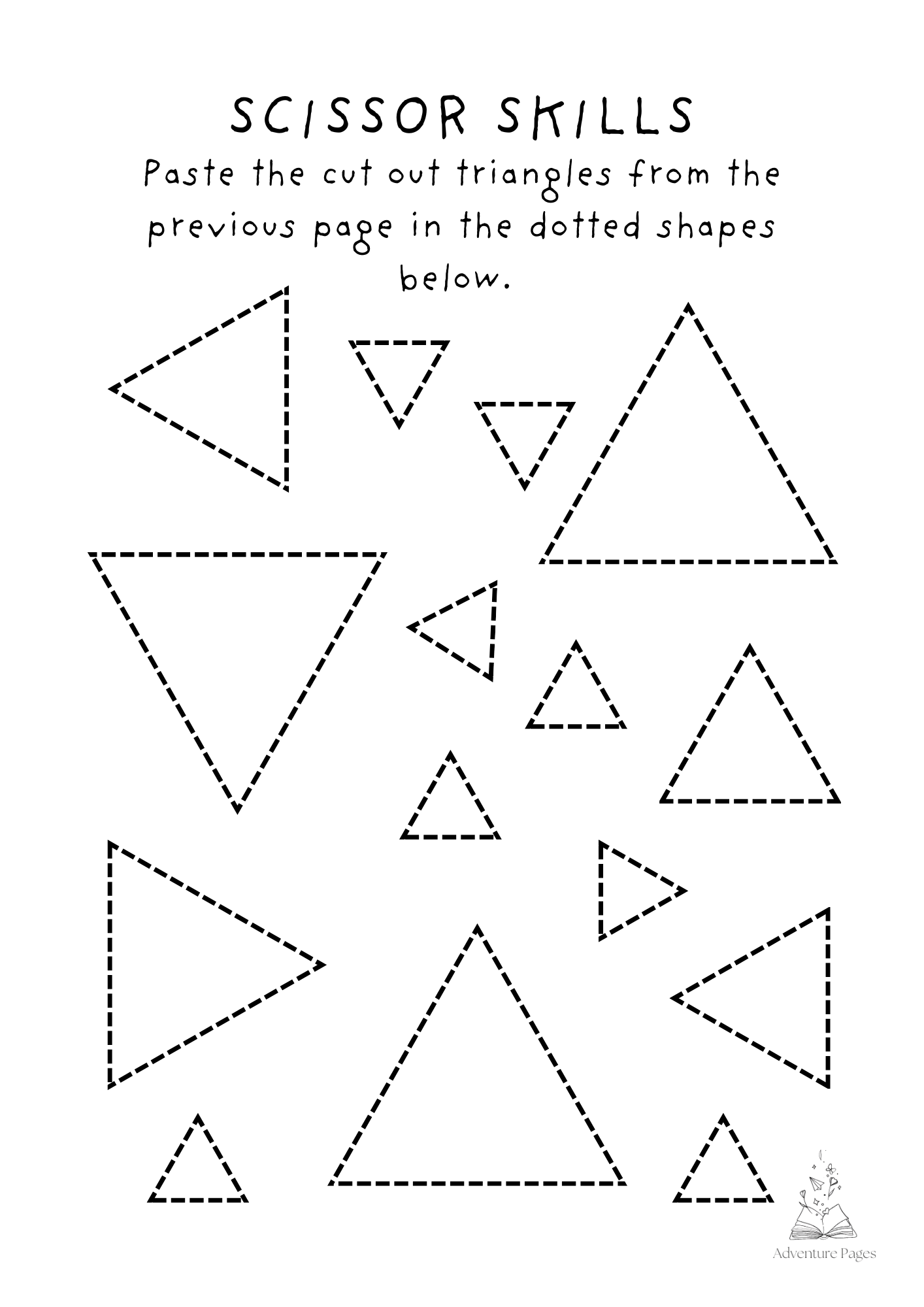 Scissor Skills - Shapes