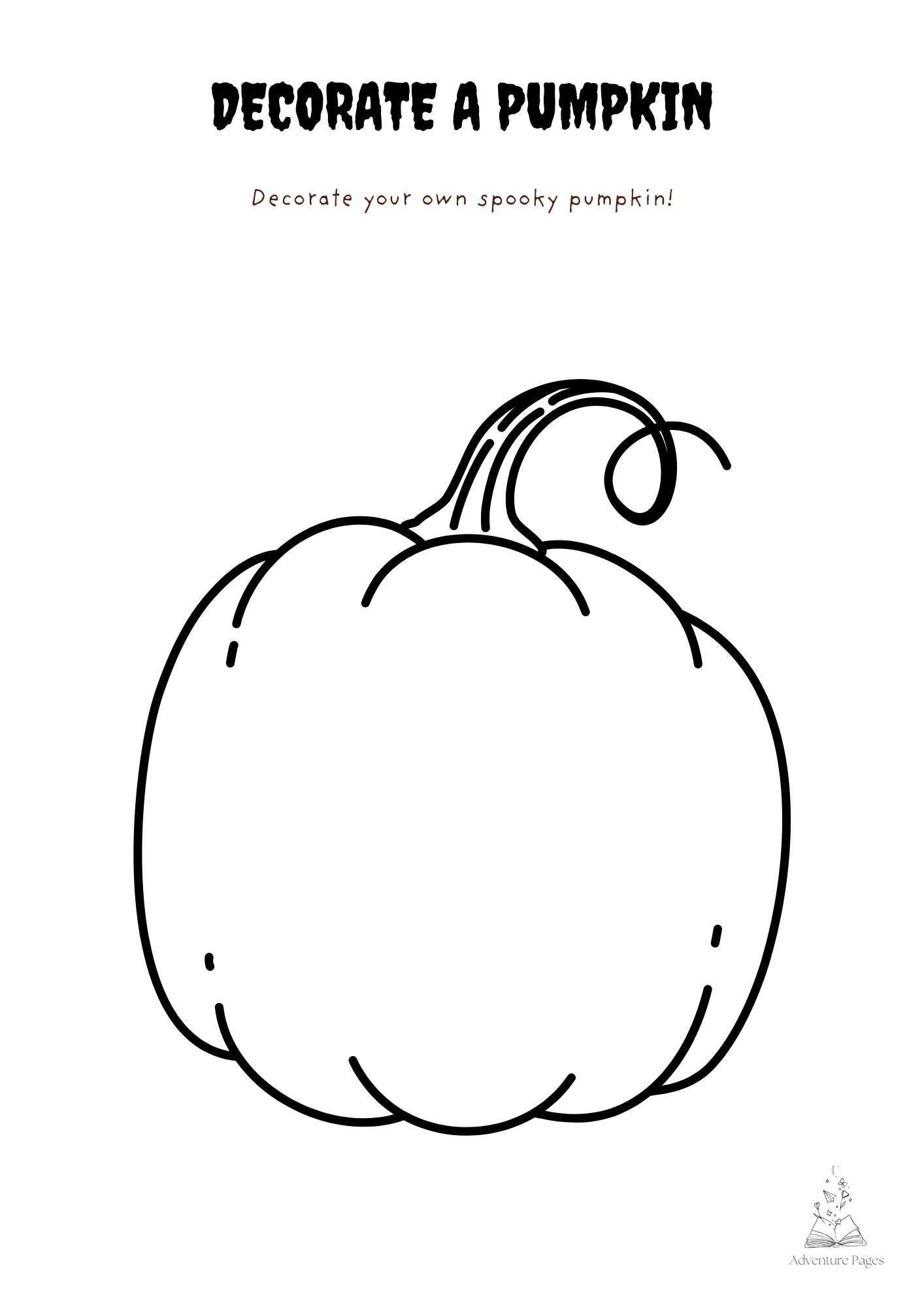 Halloween Activity Pages