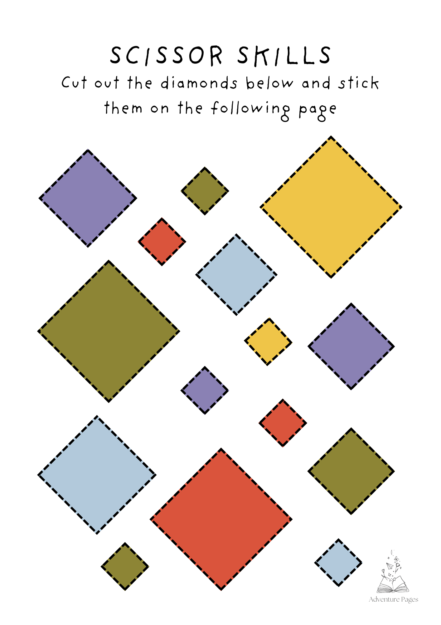 Scissor Skills - Shapes