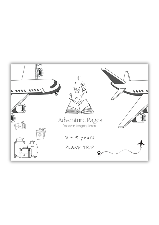 Plane Trip Activity Pages