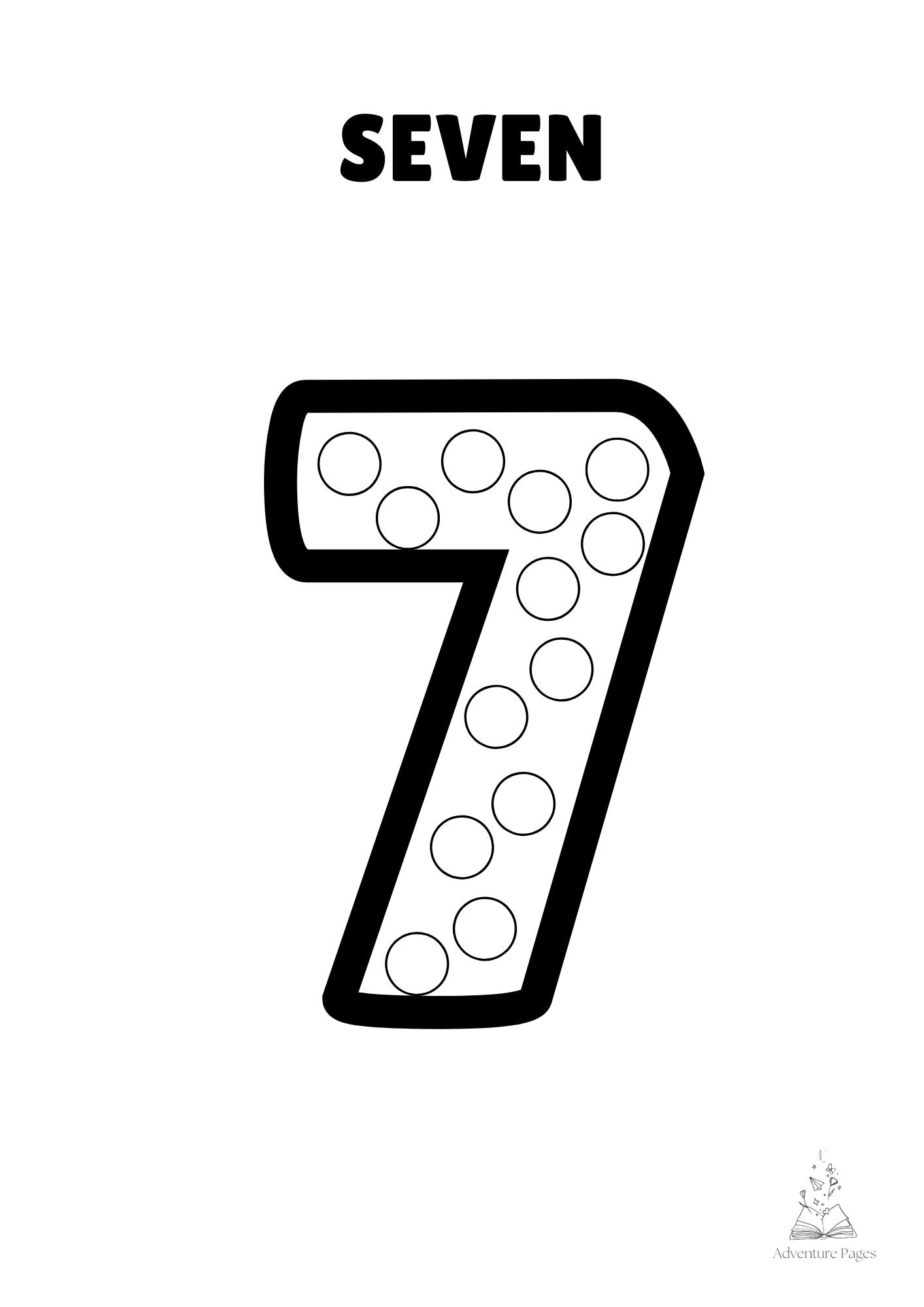 Dot Marker - Numbers