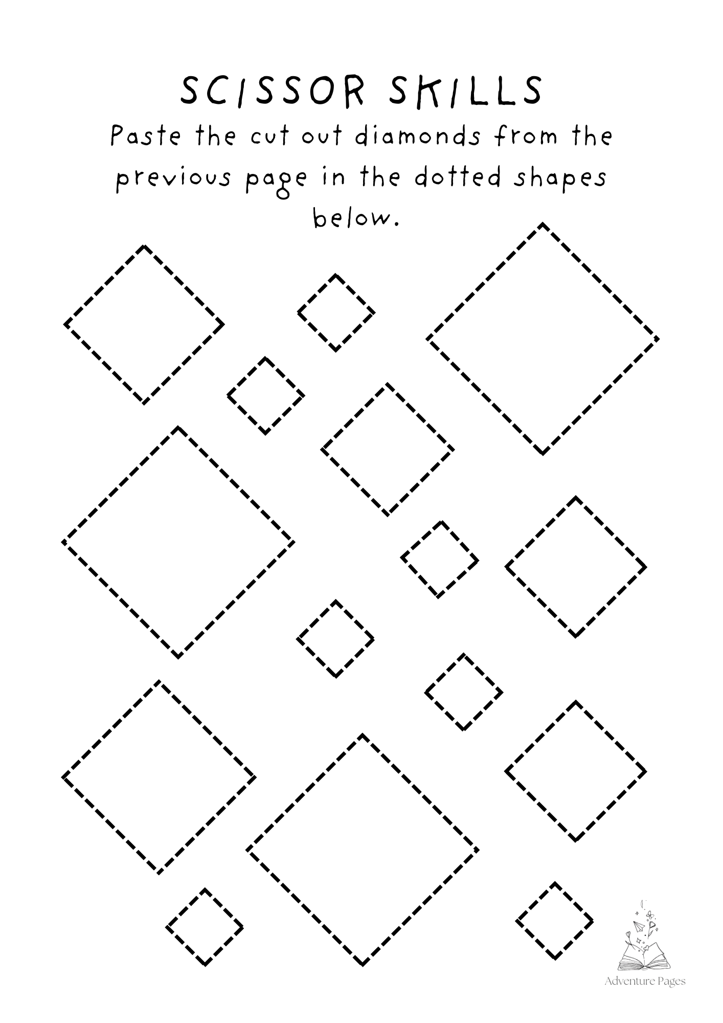 Scissor Skills - Shapes