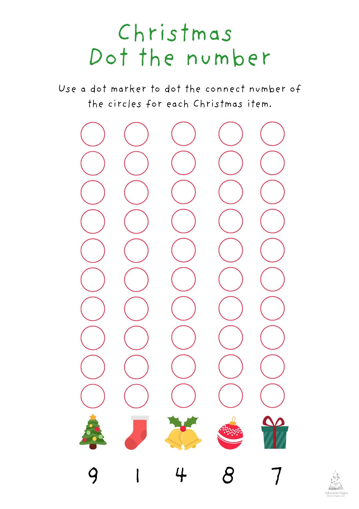 Christmas Activity Pages