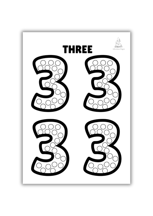 Dot Marker - Numbers