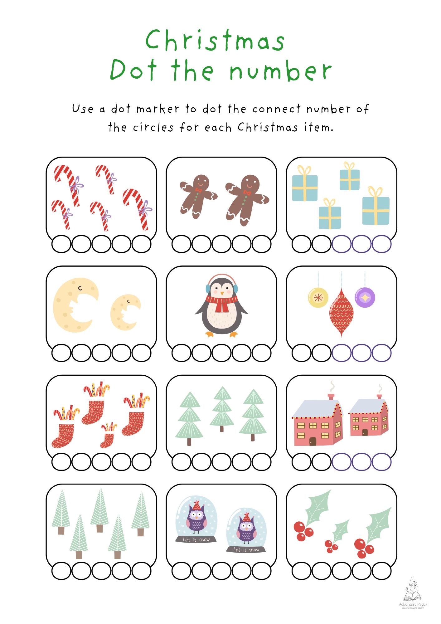 Christmas Activity Pages