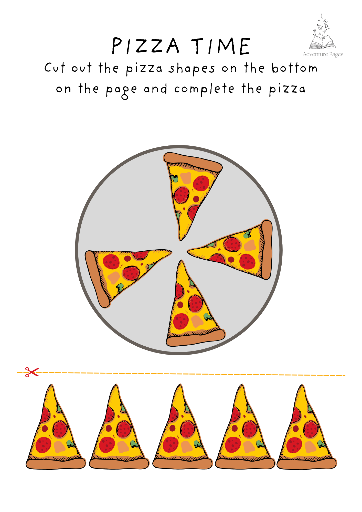 Scissor Skills - Shapes