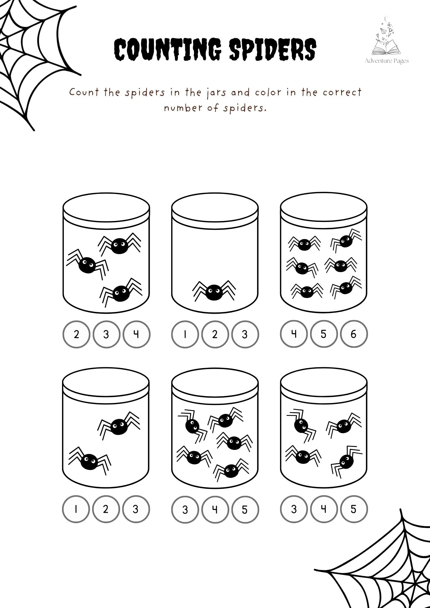 Halloween Activity Pages