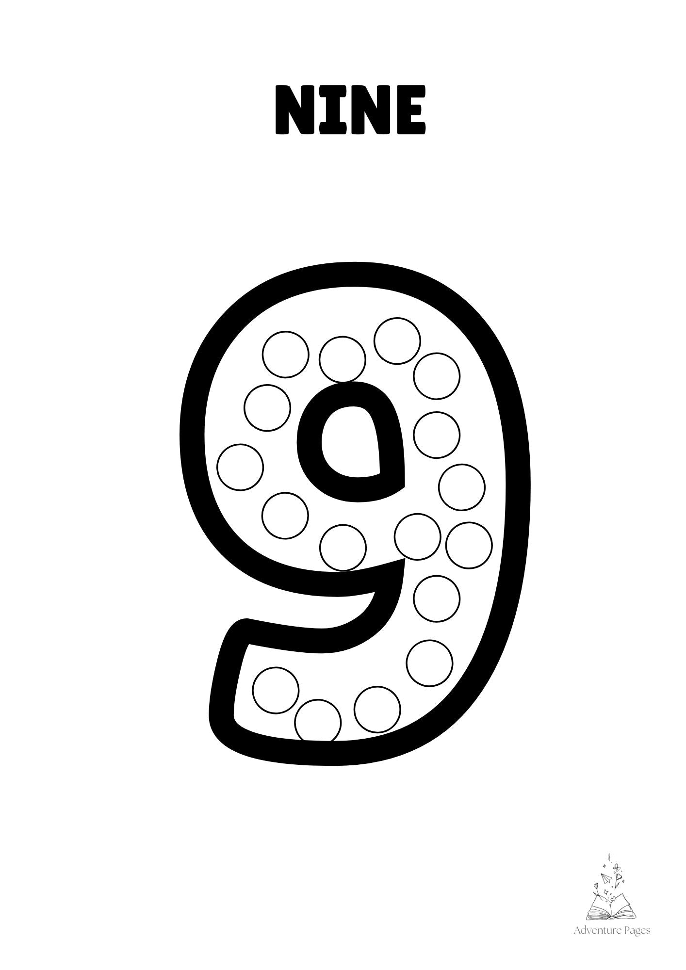 Dot Marker - Numbers