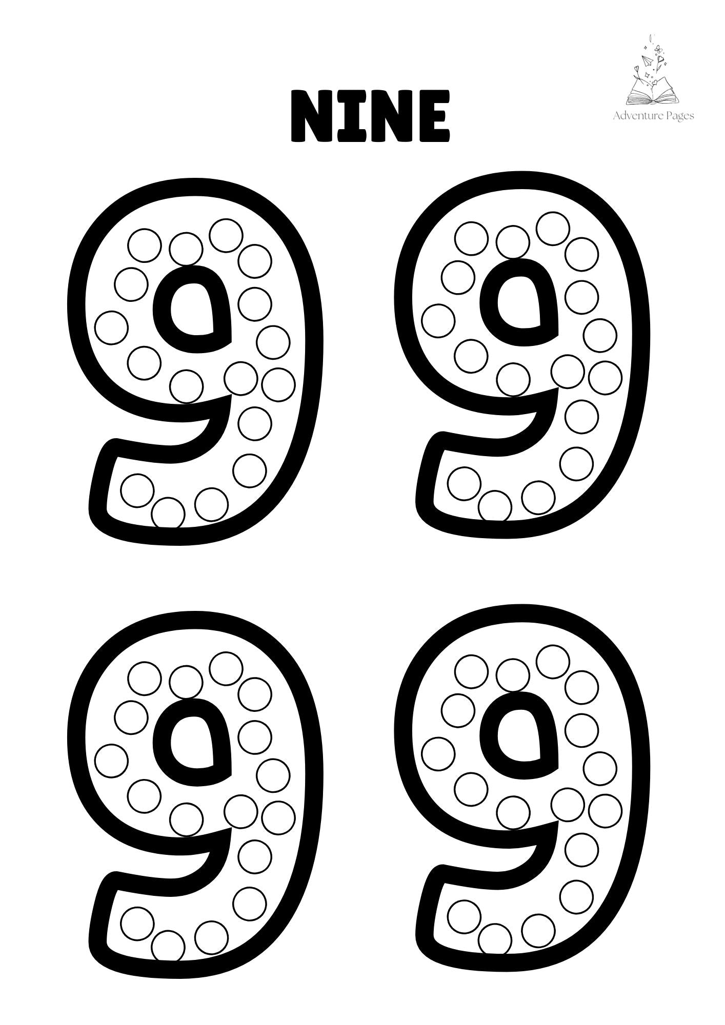 Dot Marker - Numbers