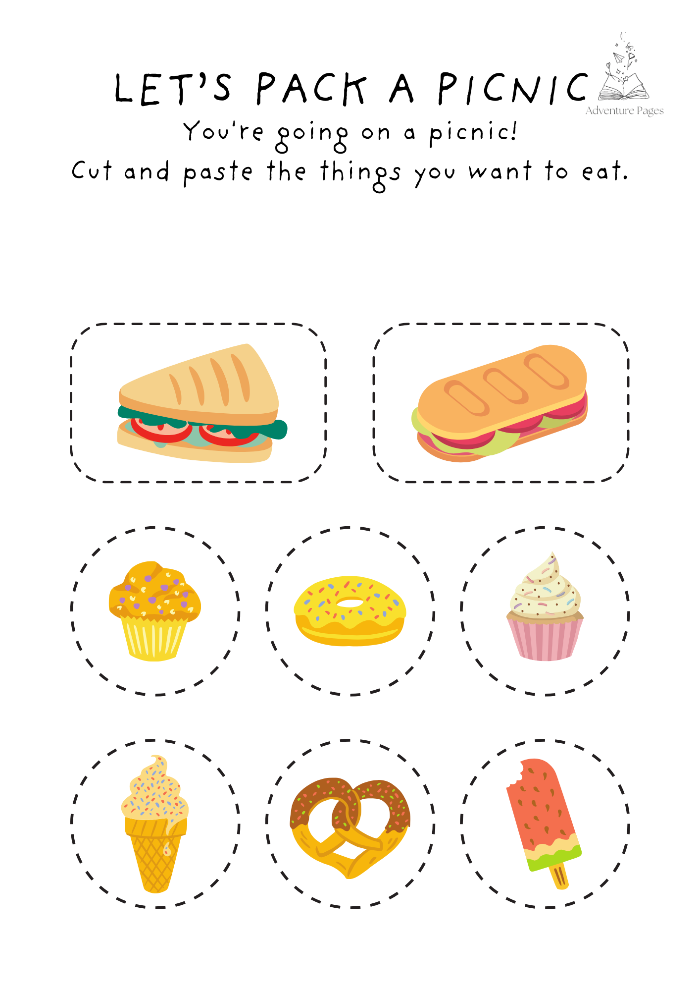 Scissor Skills - Shapes