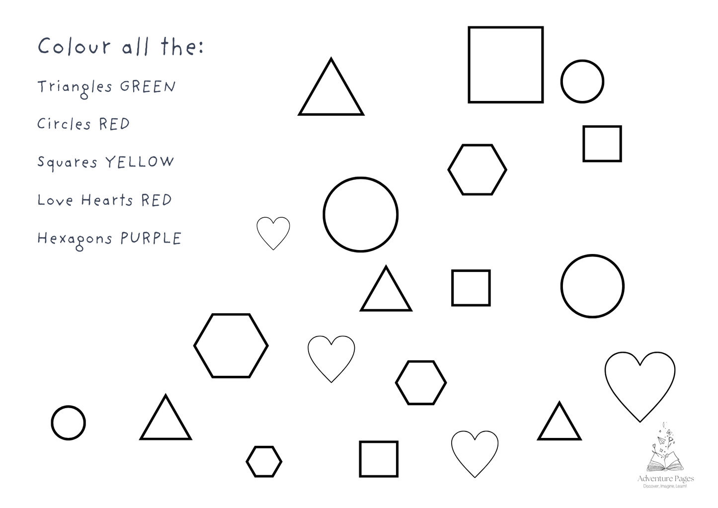 Road Trip Activity Pages