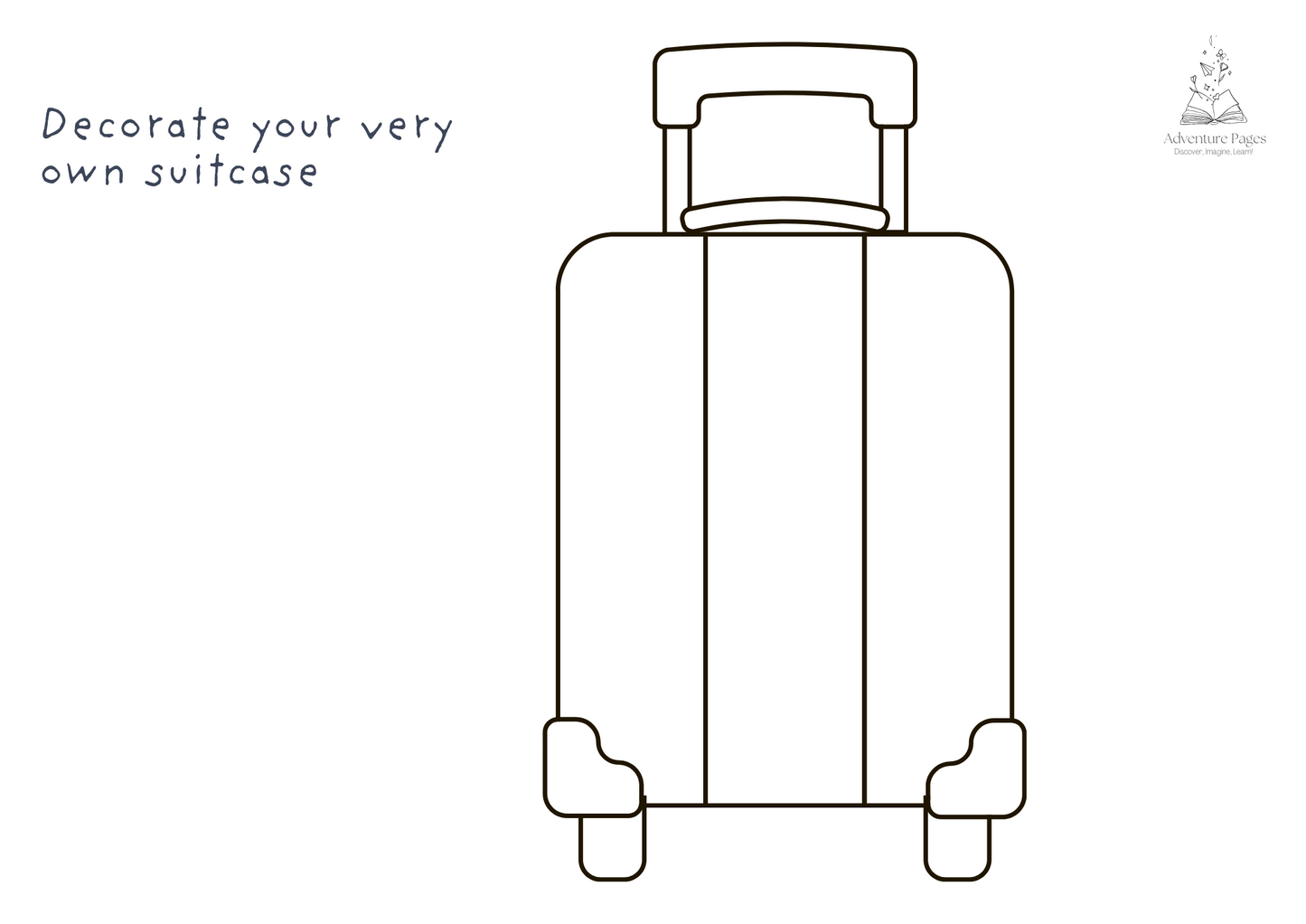 Plane Trip Activity Pages