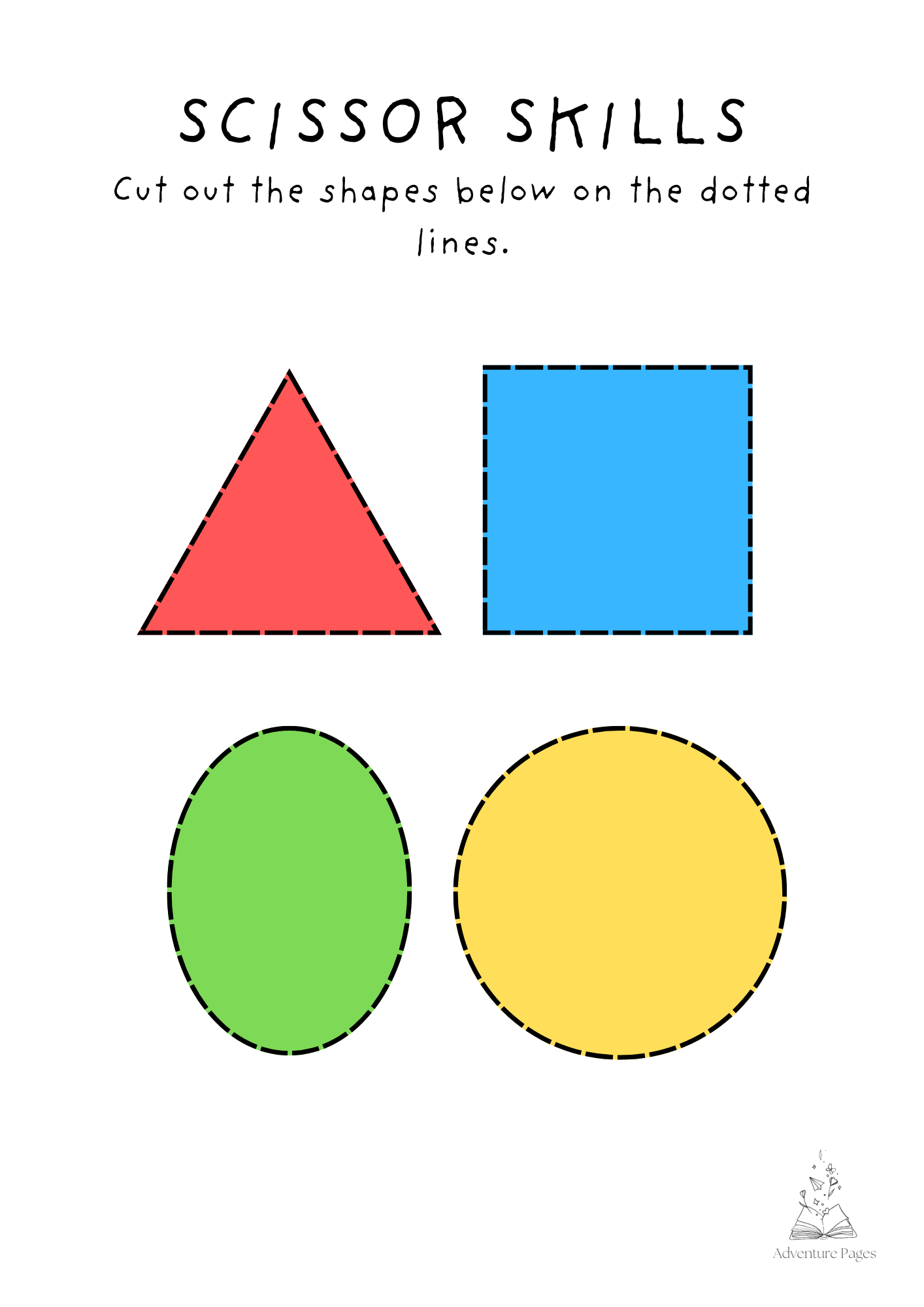 Scissor Skills - Shapes