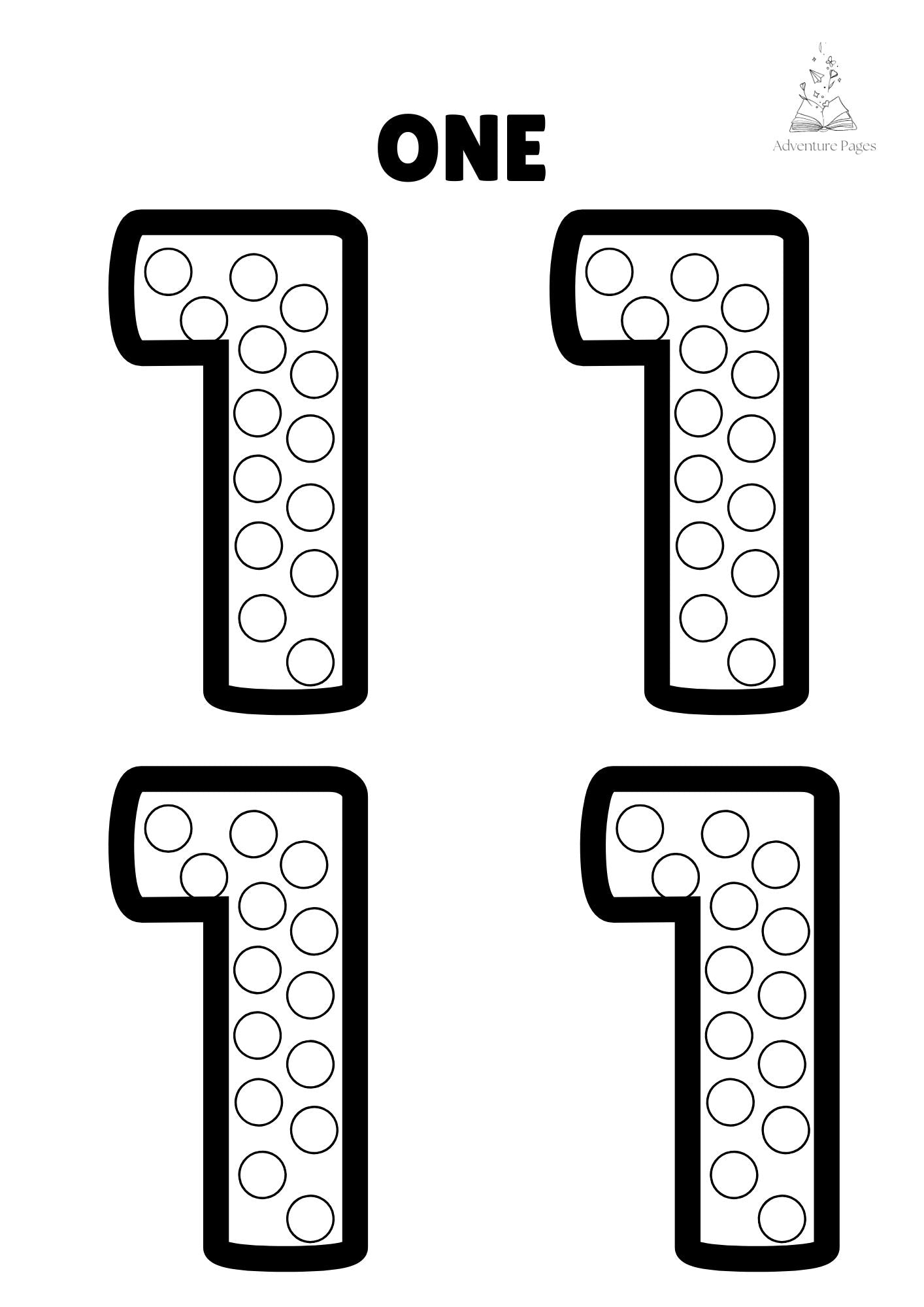 Dot Marker - Numbers