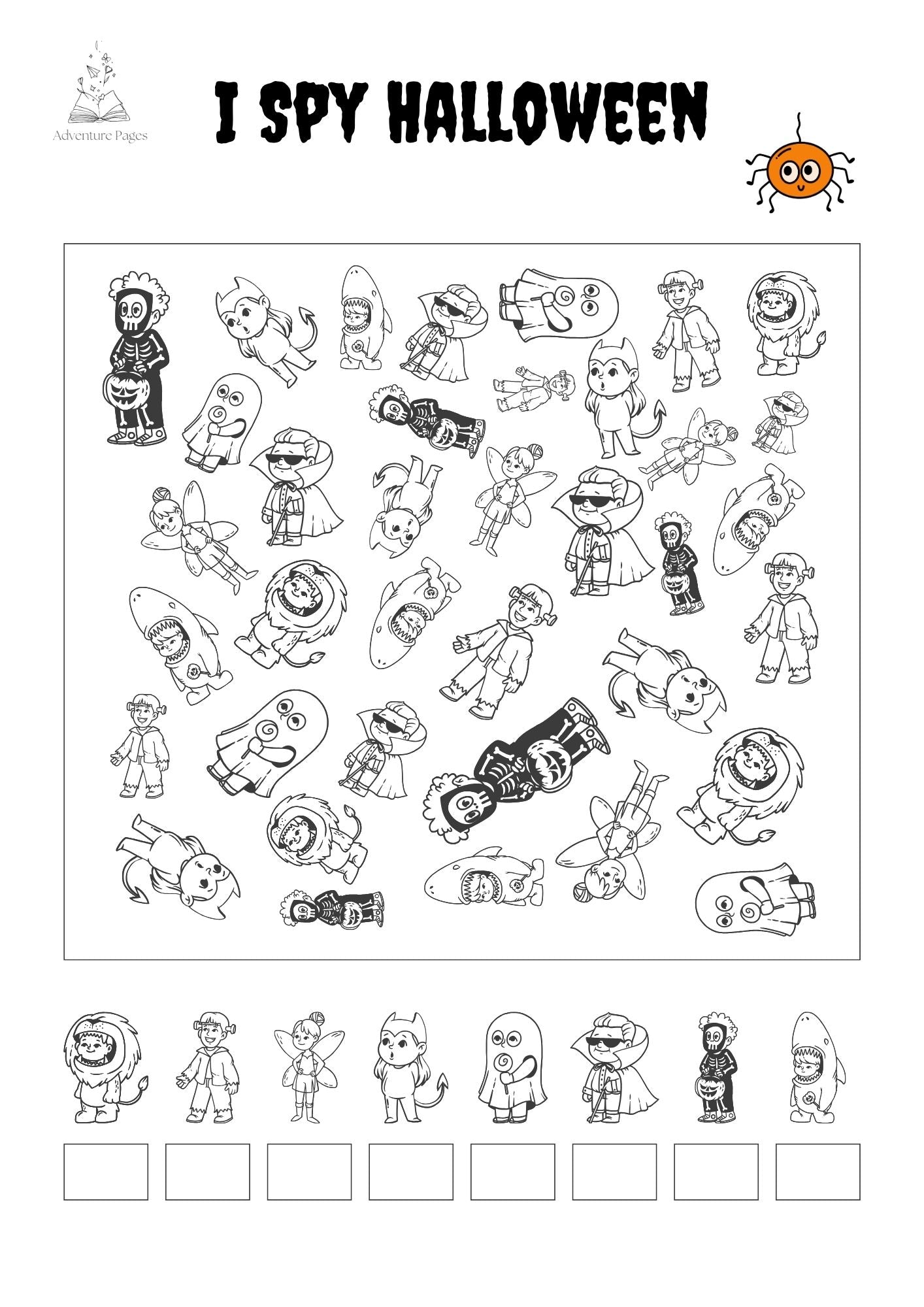 Halloween Activity Pages