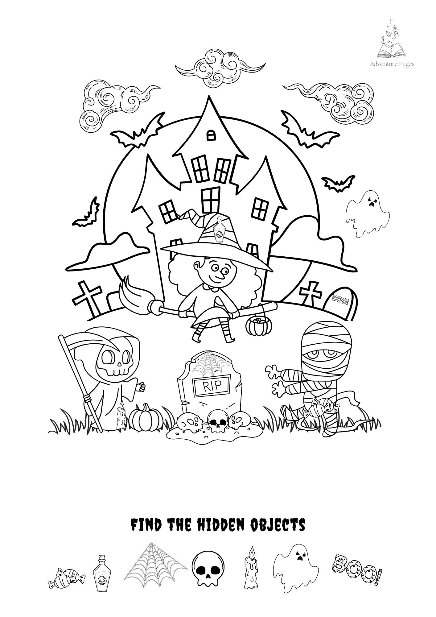Halloween Activity Pages