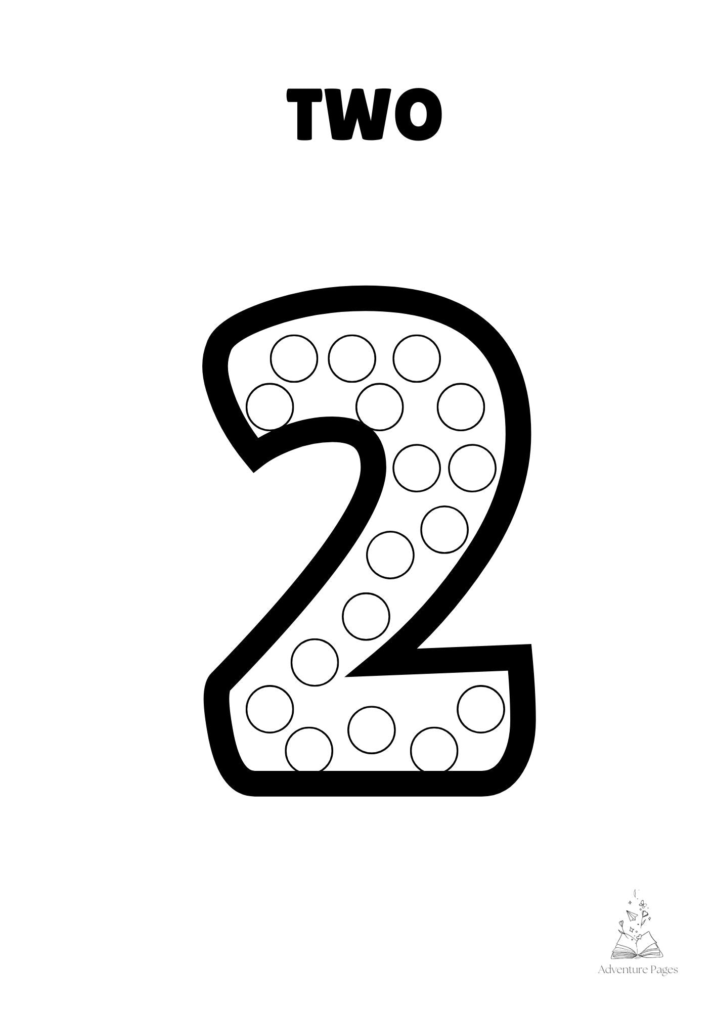 Dot Marker - Numbers