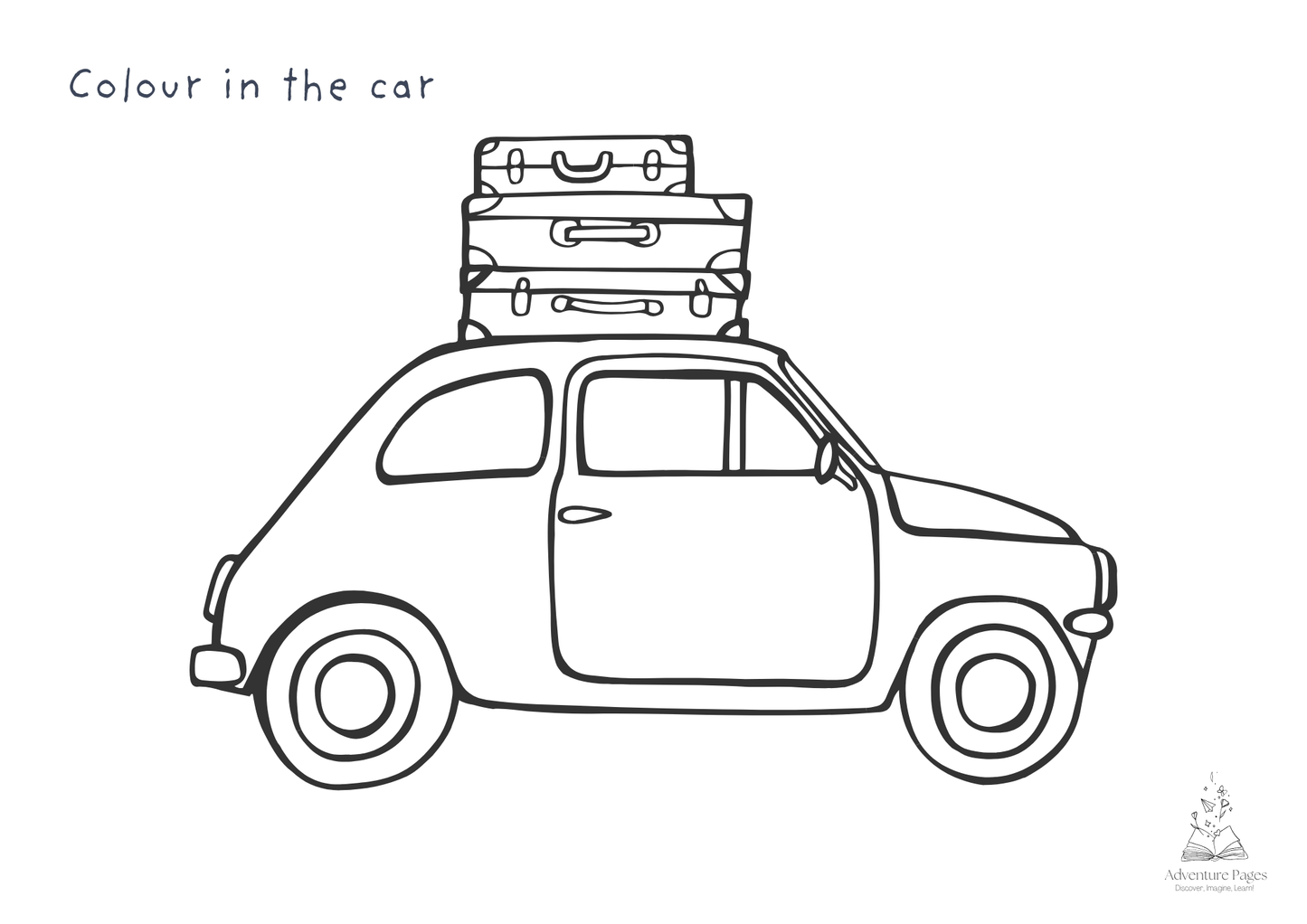 Road Trip Activity Pages