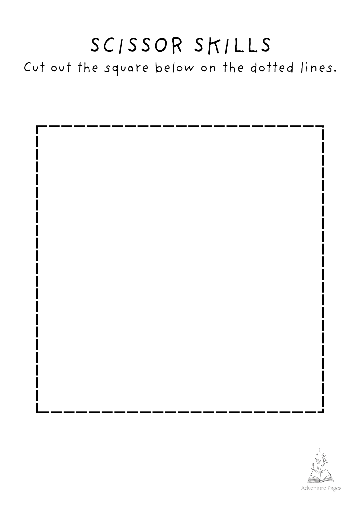 Scissor Skills - Shapes