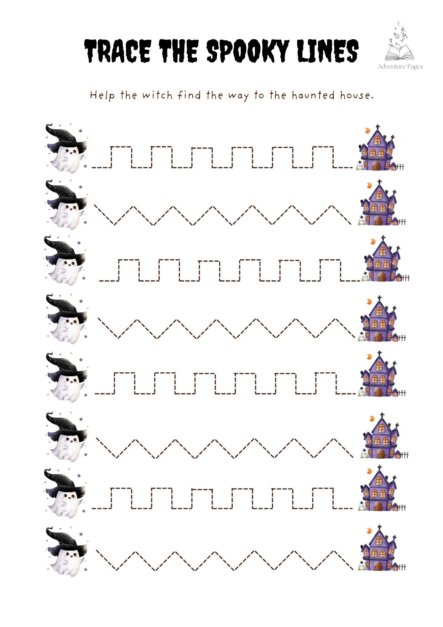 Halloween Activity Pages