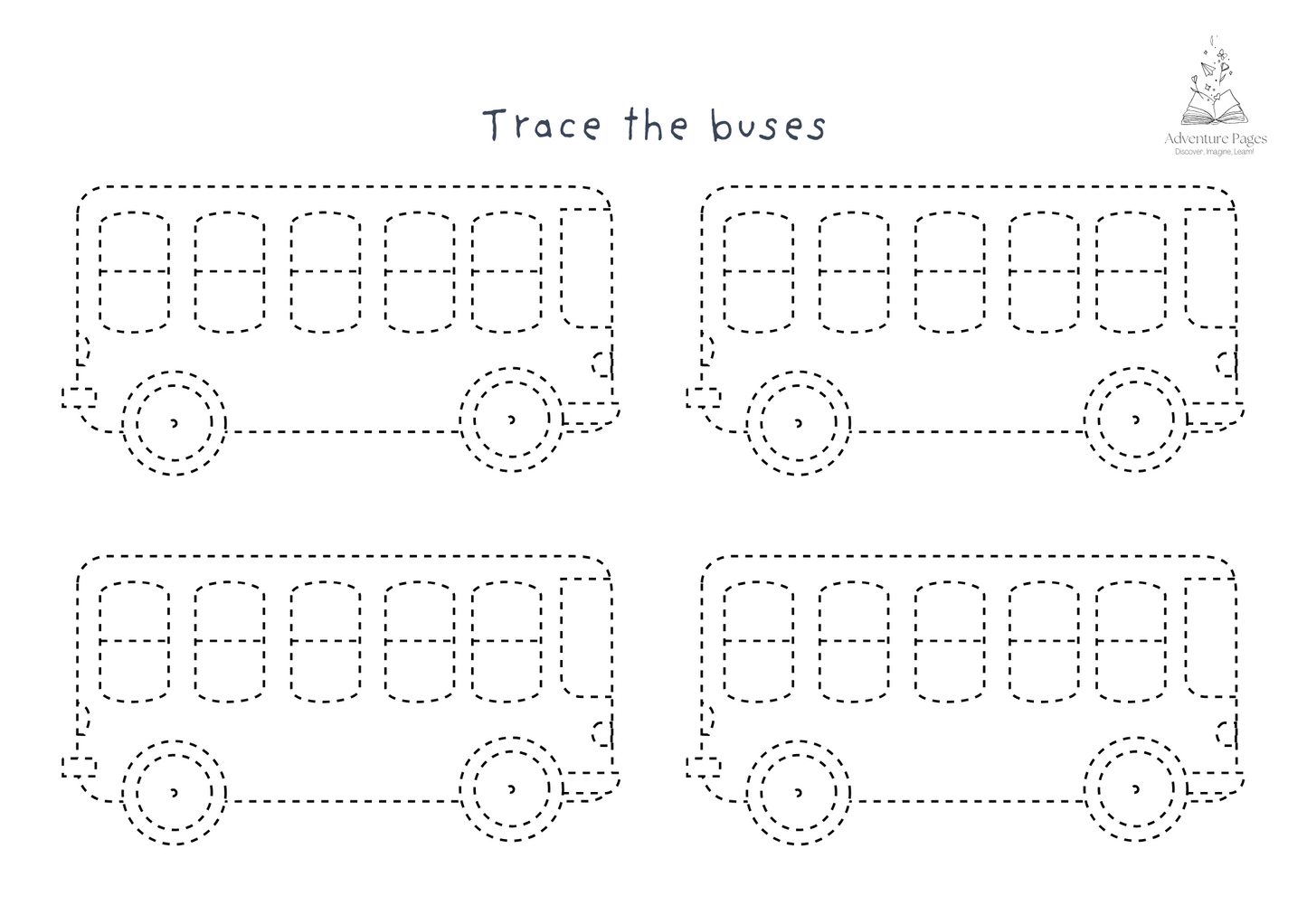 Road Trip Activity Pages