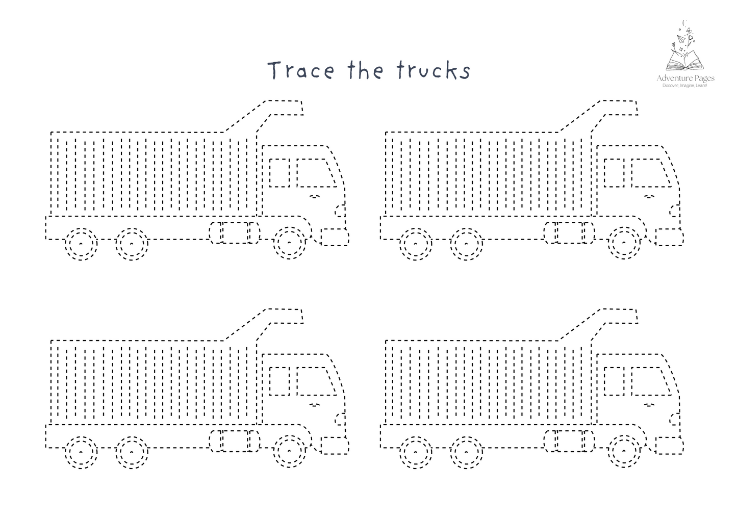 Road Trip Activity Pages