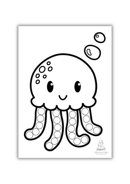 Dot marker: JELLY FISH