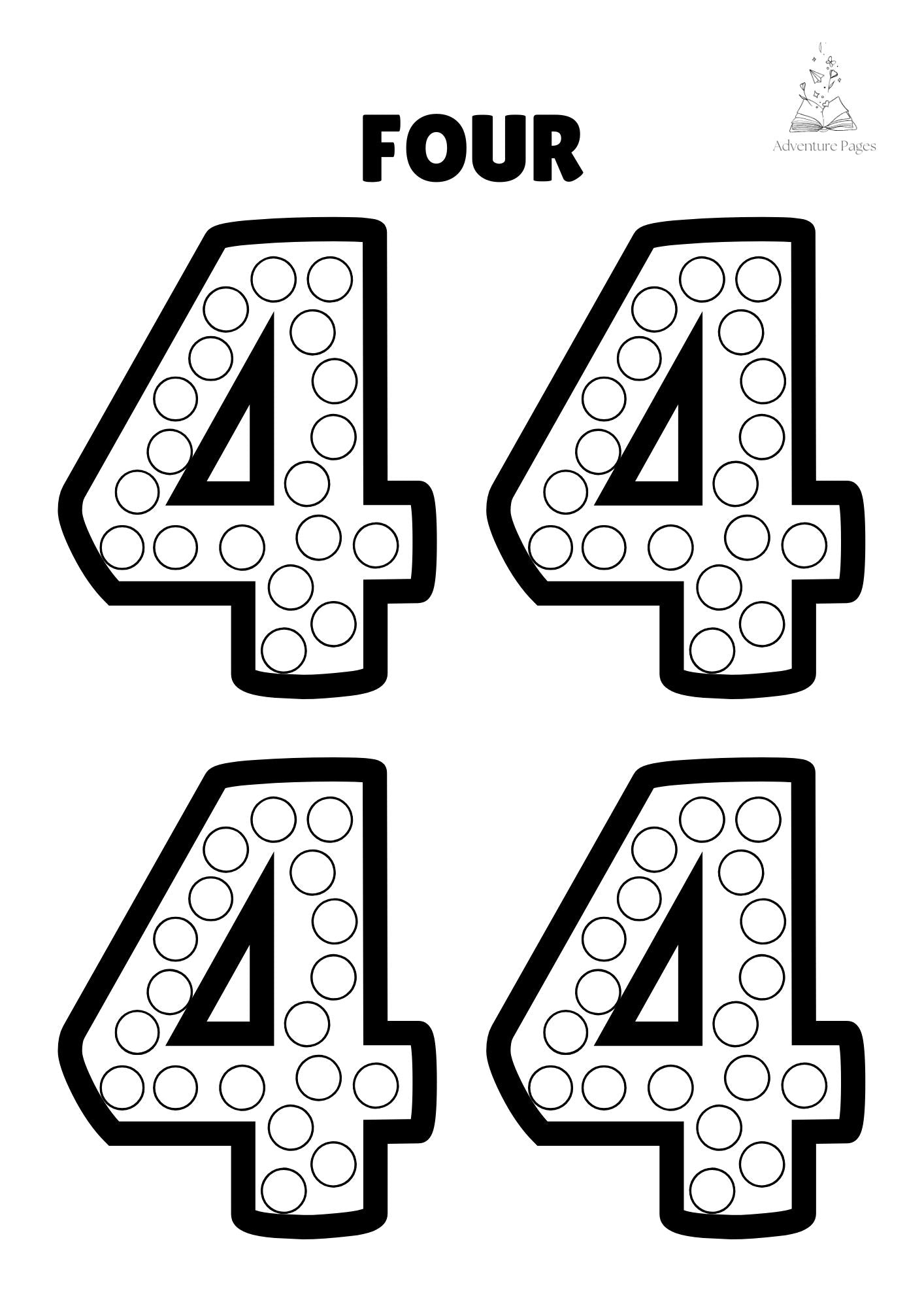 Dot Marker - Numbers