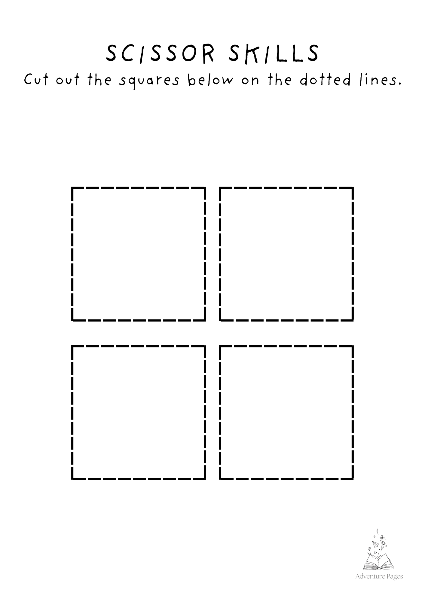 Scissor Skills - Shapes