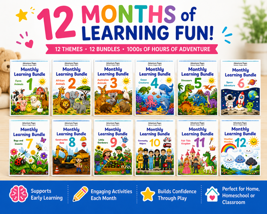 Monthly Learning Bundle - 12 months Prepaid
